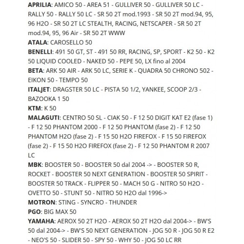 Cinghia variatore Polini per...