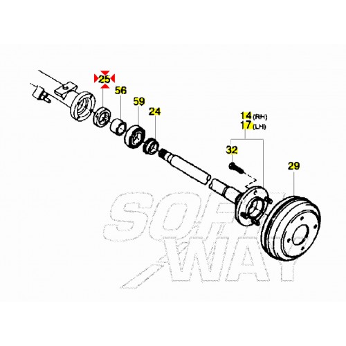Paraolio Piaggio Porter Pick Up Van...