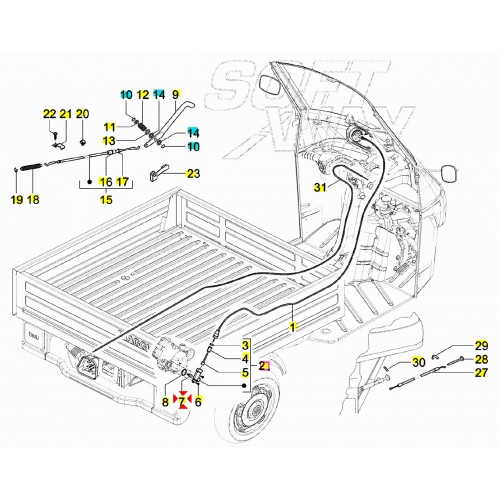 Ingranaggio Contachilometri Piaggio...