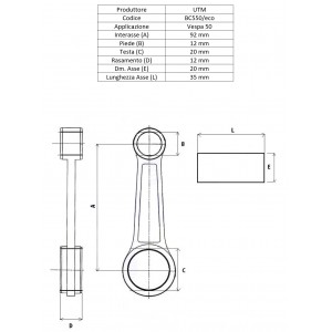 Biella completa Vespa 50 2