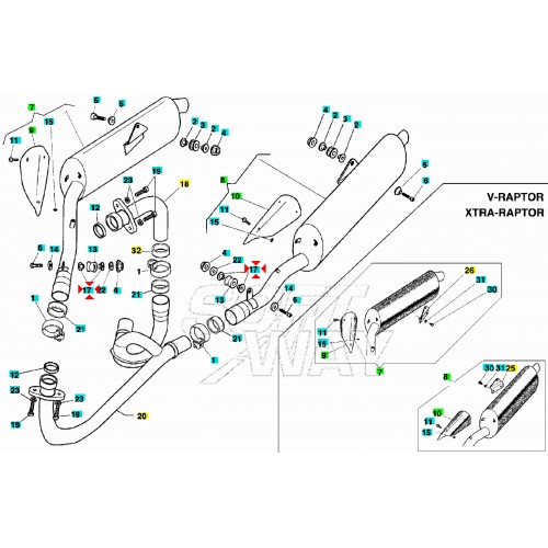 Distanziale silent block Cagiva...