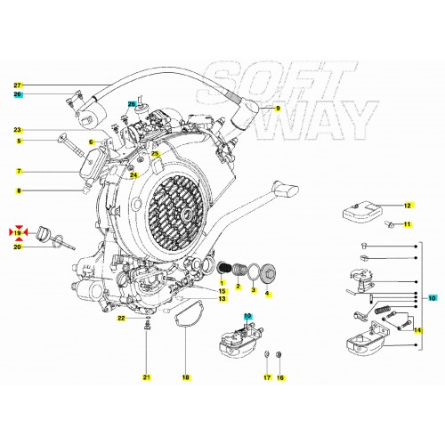 Tappo carico olio LML Star SF513-0064