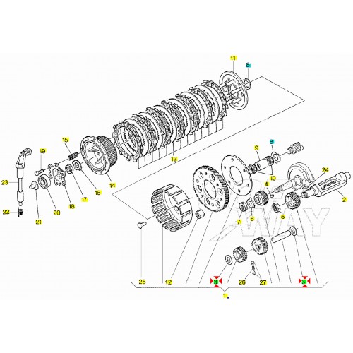 Rosetta Cagiva Mito Raptor Supercity...