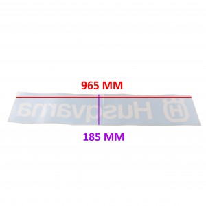 Adesivo vetrofania Husqvarna 2