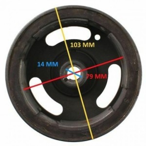 Volano 4 poli Motoplat 0602095 2