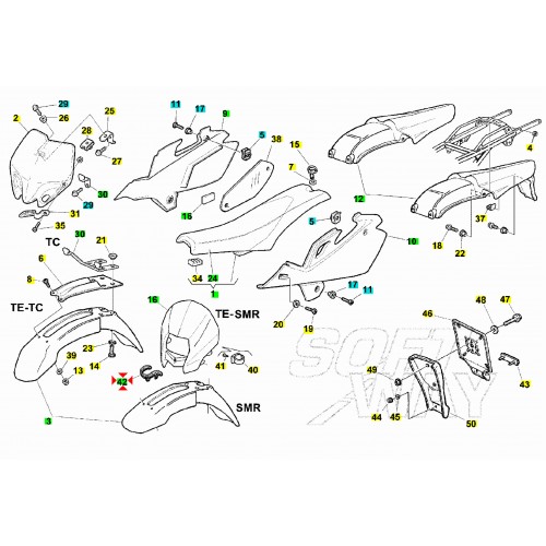 Elastico fissaggio portafaro...