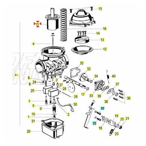 Valvola depressione Malaguti Madison 400