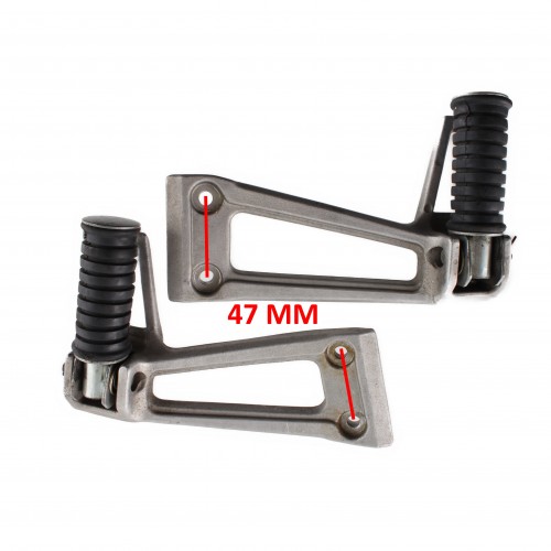 Coppia pedane poggiapiedi con staffa...