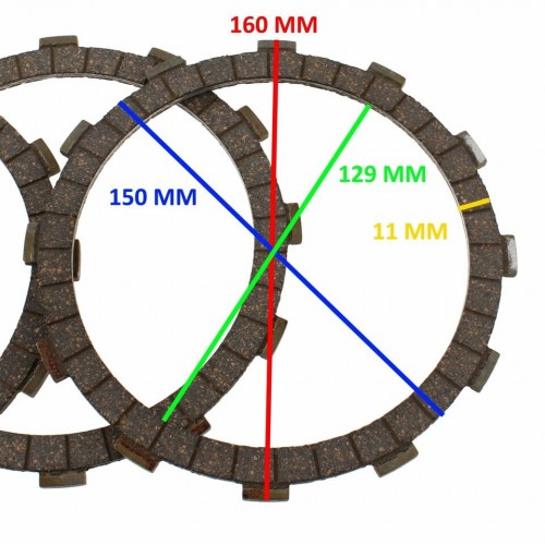 Kit dischi frizione Kawasaki KZ 1000