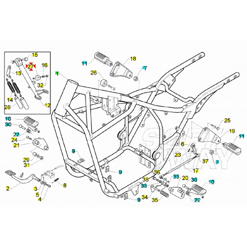 Gommino antibattuta cavalletto...