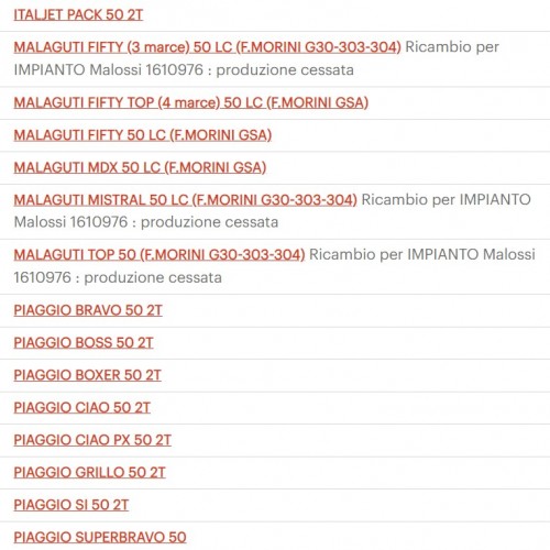 Filtro aria Malossi  041418 per 19 e 21