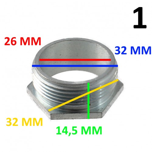 Dado fissaggio marmitta Motobecane...