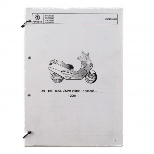 Catalogo parti di ricambio Piaggio X9...