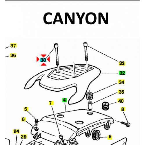 Vite TCEI 6x10x70 mm Cagiva Canyon...