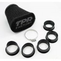 Filtro Aria con imbocchi da 46-49-52-55-58-62 Nero - TPR Factory 99AF4662N