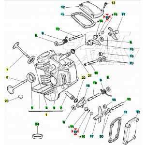 Coppia semianelli registro...