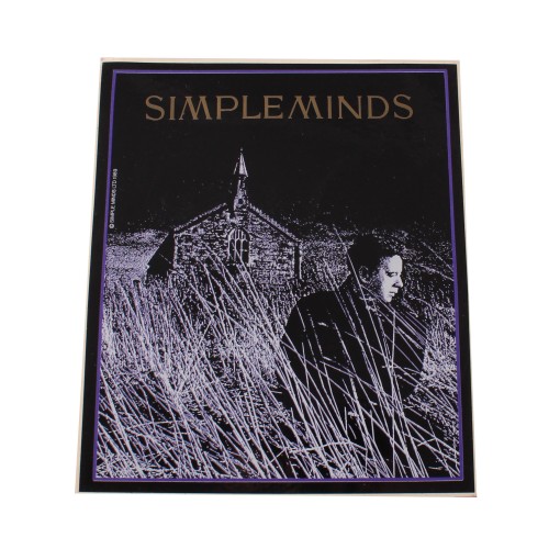 Adesivo vintage Simple Minds 130 x...