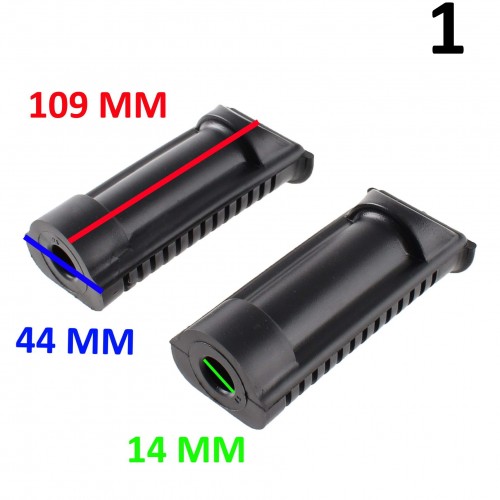 Coppia gomme pedana guidatore...