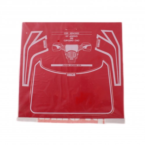 Kit adesivi rossi per cupolino porta...