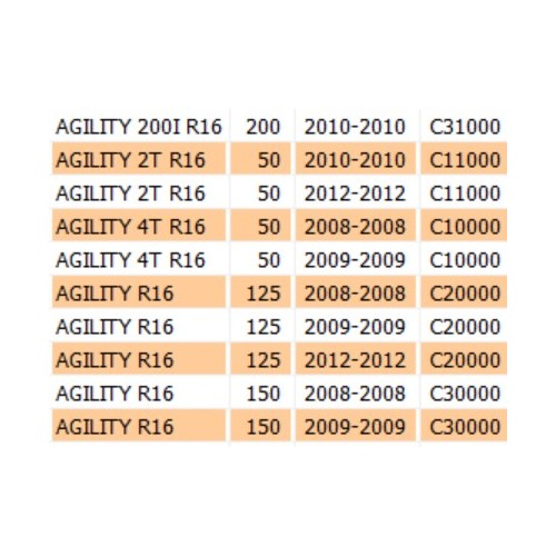 Fanalino posteriore per Kymco Agility...