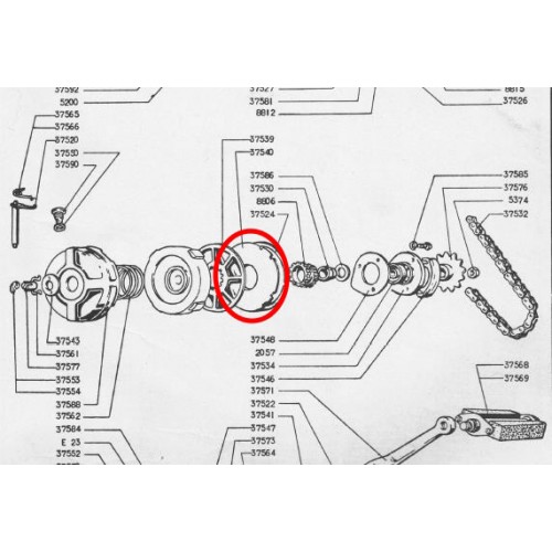 Disco conduttore della frizione...