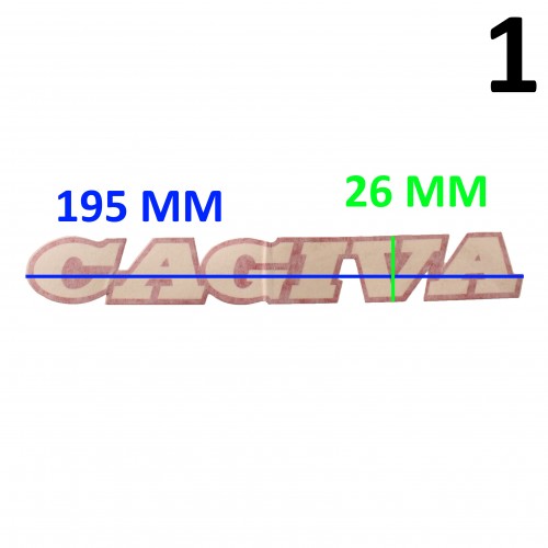 Adesivo serbatoio Cagiva Mito 1 serie...