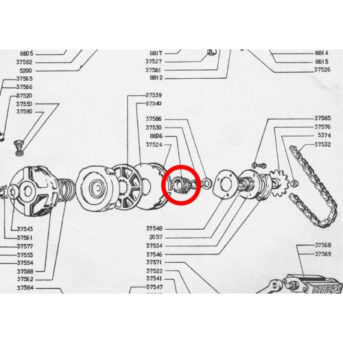 Ingranaggio frizione doppio per...