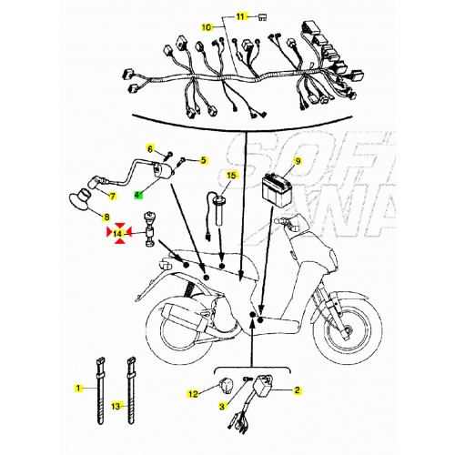 Sonda livello olio Yamaha Slider...