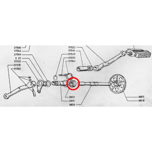 Ingranaggio innesto messa in moto...