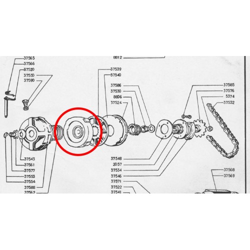 Massa frizione Innocenti Lambrettino