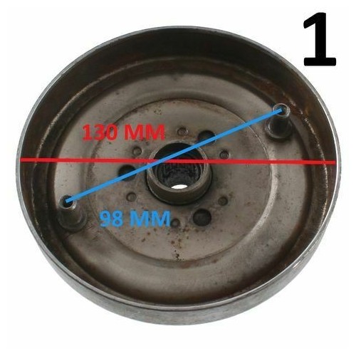 Coperchio masse frizione Motobecane