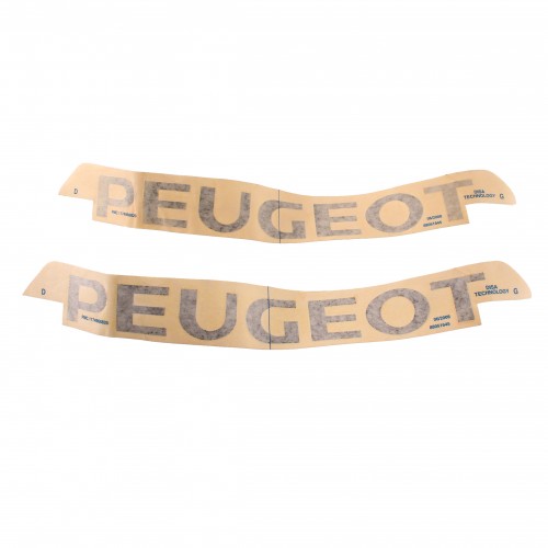 Coppia adesivi puntone Peugeot...