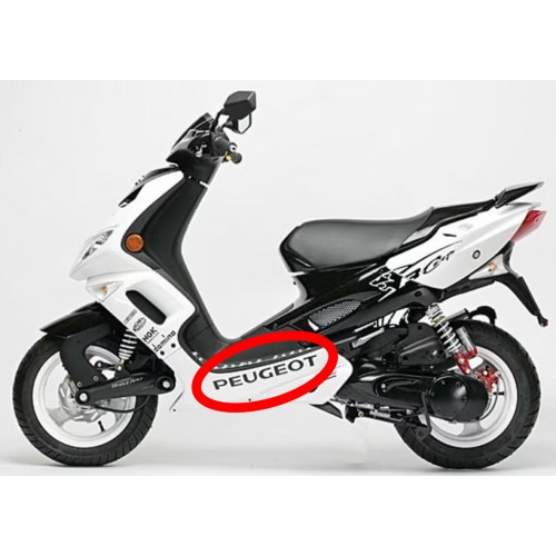 Coppia adesivi puntone Peugeot...