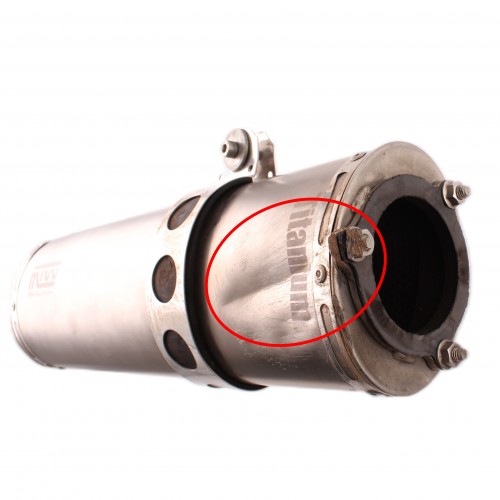 Silenziatore Mivv in titanio per...