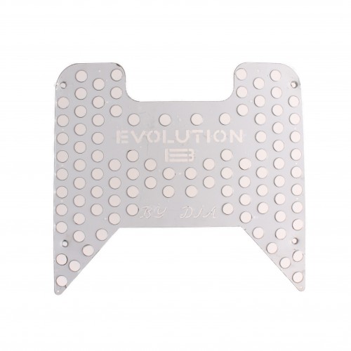 Pedana poggiapiedi in acciaio inox...