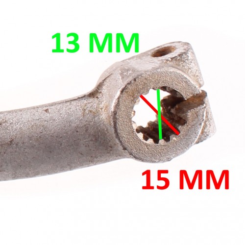 Pedale messa in moto per motociclo