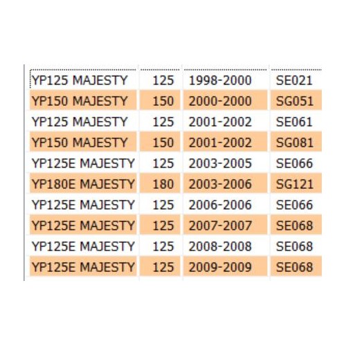 Scudo interno inferiore Yamaha...