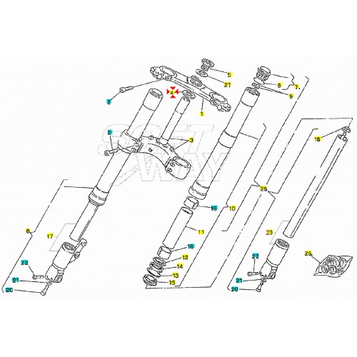 Calotta parapolvere per Cagiva Mito...