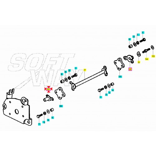 Mozzetto albero impianto ribaltante...