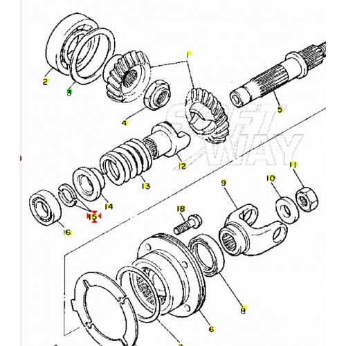 Coppia rasamenti portamolla coppia...