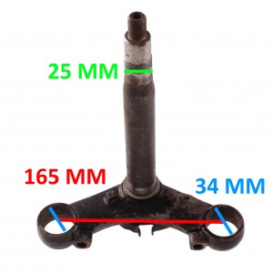 Piastra inferiore forcella... 2