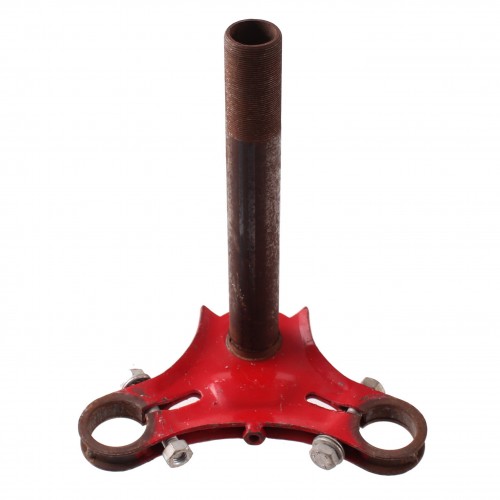 Piastra inferiore forcella con fori...