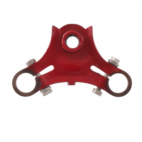 Piastra inferiore forcella con fori...