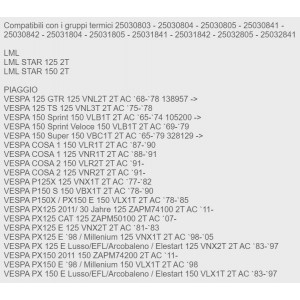 Coppia segmenti pistone per... 2