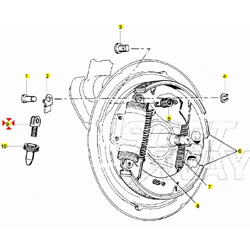 Registro ceppi freno anteriori per...