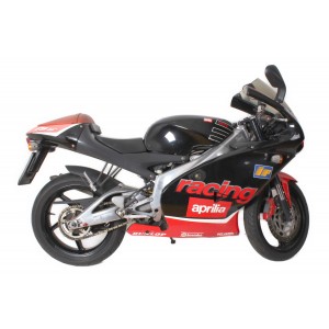 Aprilia RS 125 nera e rossa