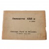 Catalogo ricambi Isocarro 150C seconda serie