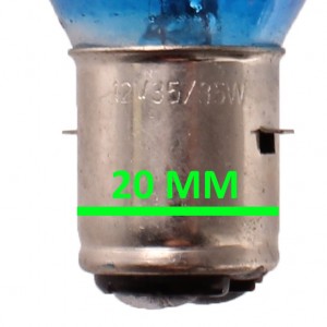 Lampadina blu 12V 35/35W 2