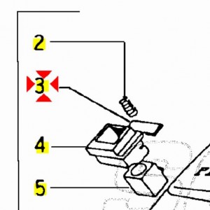Piastra fermo serratura... 2