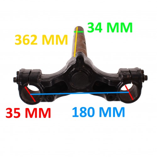 Piastra inferiore forcella per...